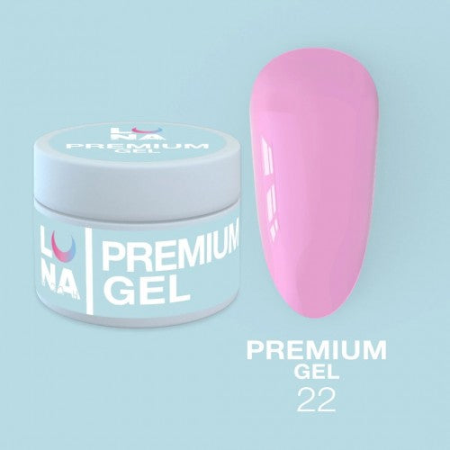 Gel für Erweiterungen LunaMoon Premium Gel Nr. 22 15 ml