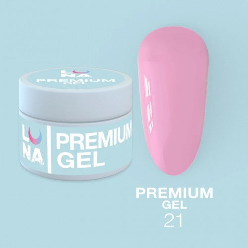 Gel für Erweiterungen LunaMoon Premium Gel Nr. 21 15 ml