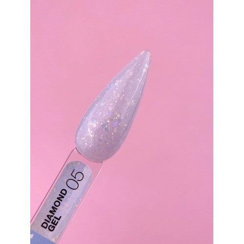 Gel für Erweiterungen LunaMoon Diamond Gel Nr. 5 15 ml