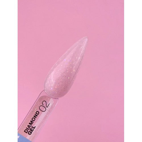 Gel für Erweiterungen LunaMoon Diamond Gel Nr. 2 15 ml