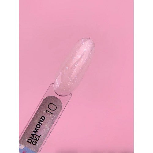 Gel für Erweiterungen LunaMoon Diamond Gel Nr. 10 15 ml