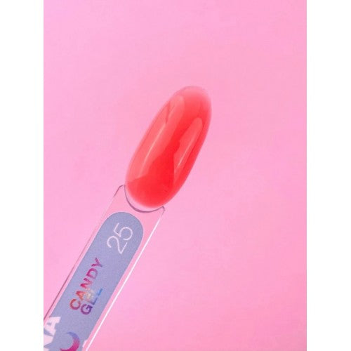 Gel für Erweiterungen LunaMoon Candy Gel Nr. 25 15 ml