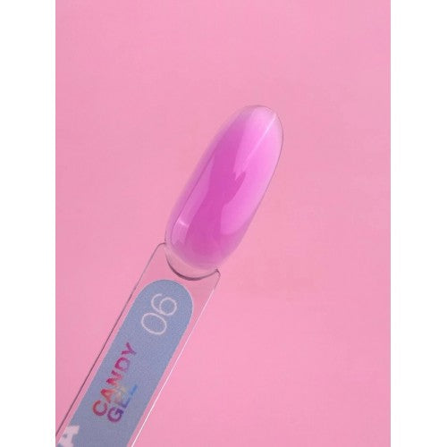 Gel für Erweiterungen LunaMoon Candy Gel Nr. 6 15 ml