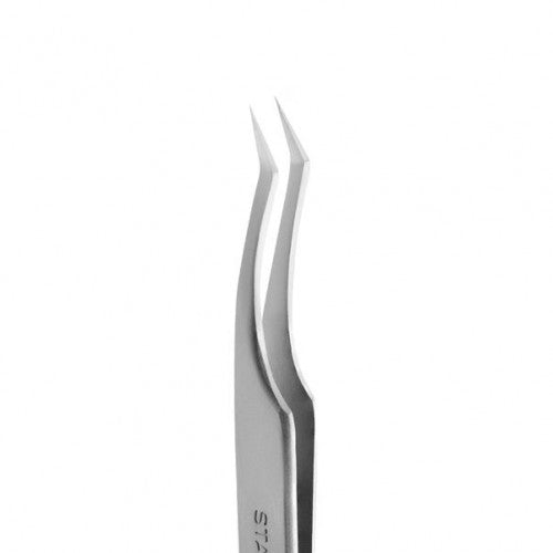 Professionelle Pinzette für Wimpern L-förmig STALEKS PRO EXPERT 41 TYP 7 TE-41/7