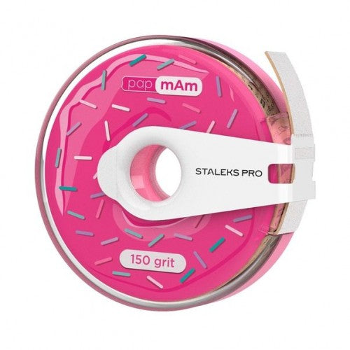 Ersatz-Feilenband weiß papmAm mit Clip 150er Körnung STALEKS PRO EXPERT ATC-150w