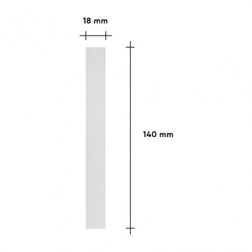 Ersatzfeilen weiß für gerade Feile auf weicher Unterlage 150er Körnung STALEKS PRO EXPERT 20 30 Stk. DFE-20-150w