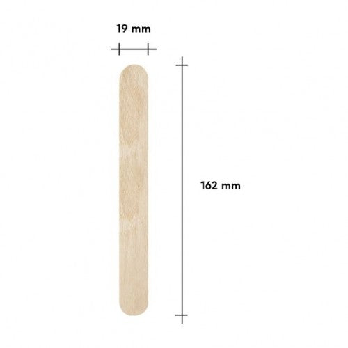 Gerade Einweg-Nagelfeilenbasis aus Holz STALEKS PRO EXPERT 20 papmAm 50 Stück WBE-20