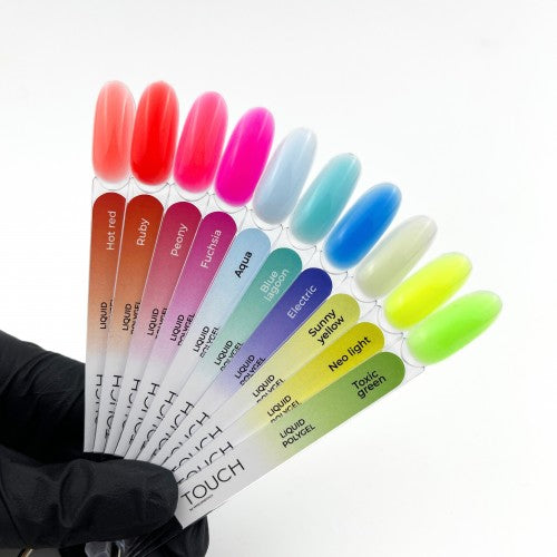 Flüssiges Polygel Touch Neon flüssiges Polygel Toxic green 15 ml