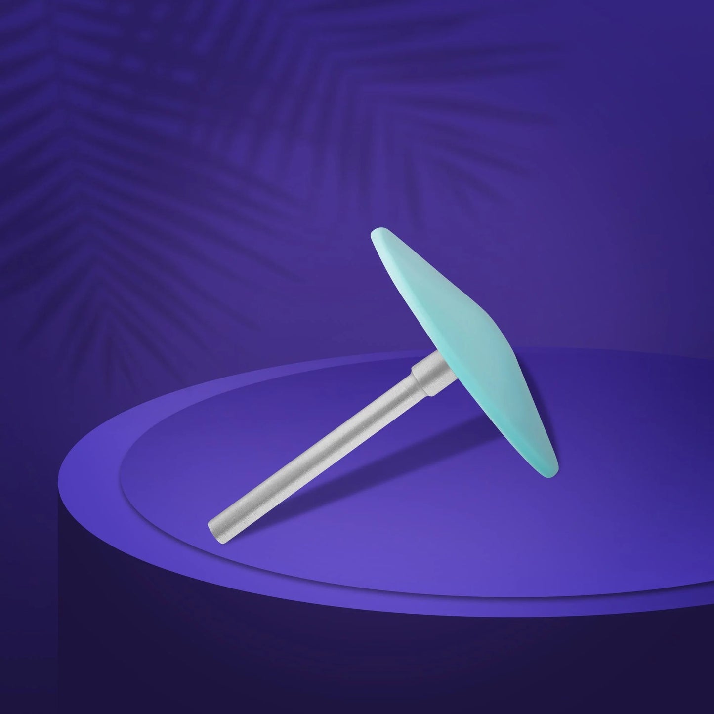 PODODISC STALEKS PRO L abgeschrägte Kunststoff-Pedikürescheibe (25 mm) komplett mit austauschbaren Ringfeilen der Körnung 180 (5 Stück)