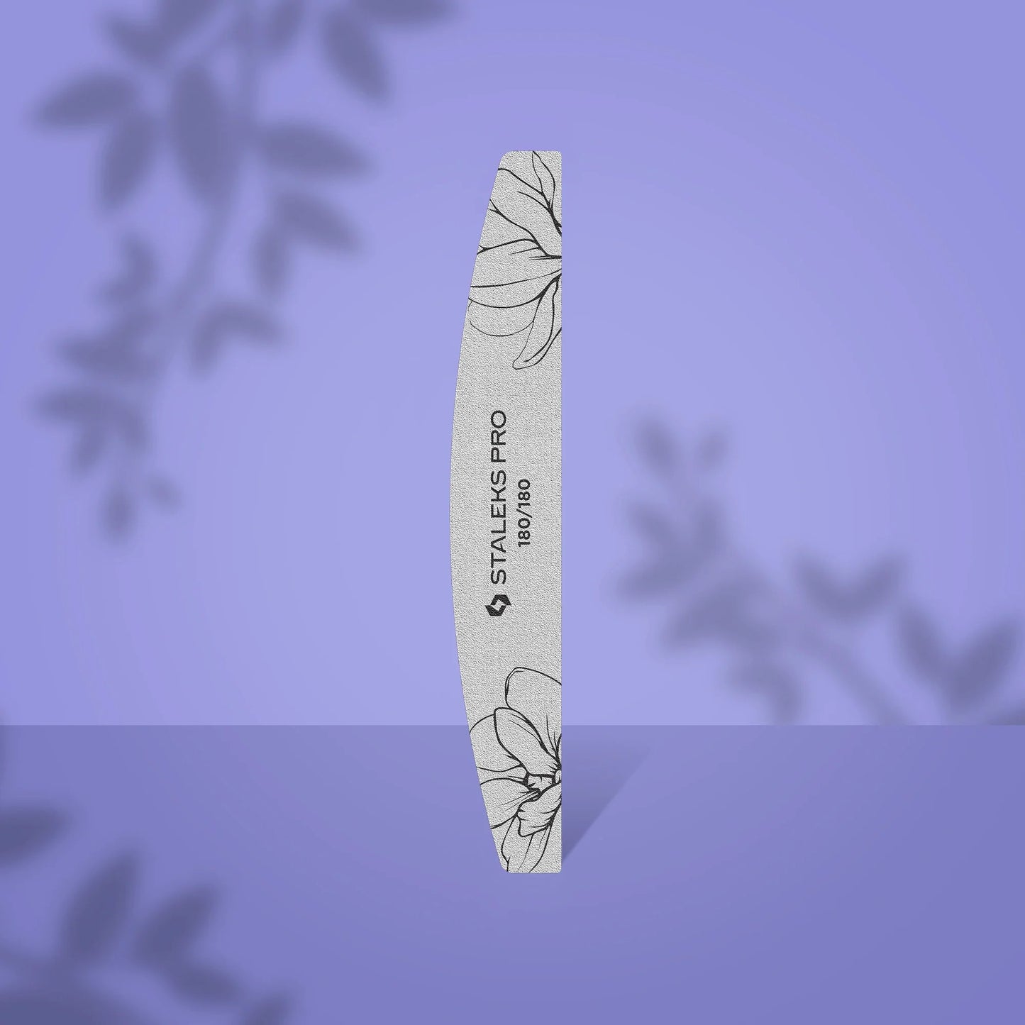 STALEKS PRO EXPERT 40 Mineralnagelfeile 180/180 Körnung (Halbmond) 25 Stück