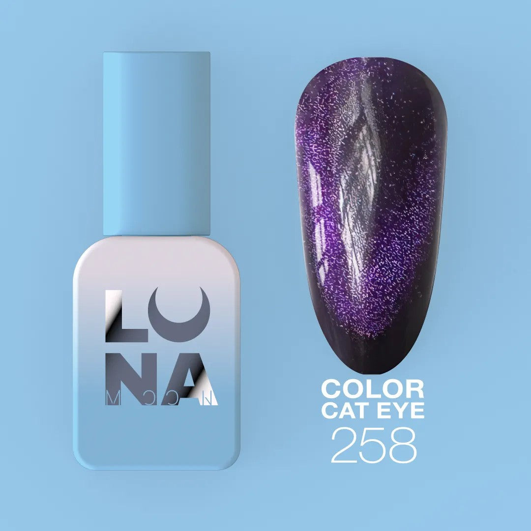 LunaMoon Color Cat Eye Gel-Nagellack Nr. 258, 13 ml