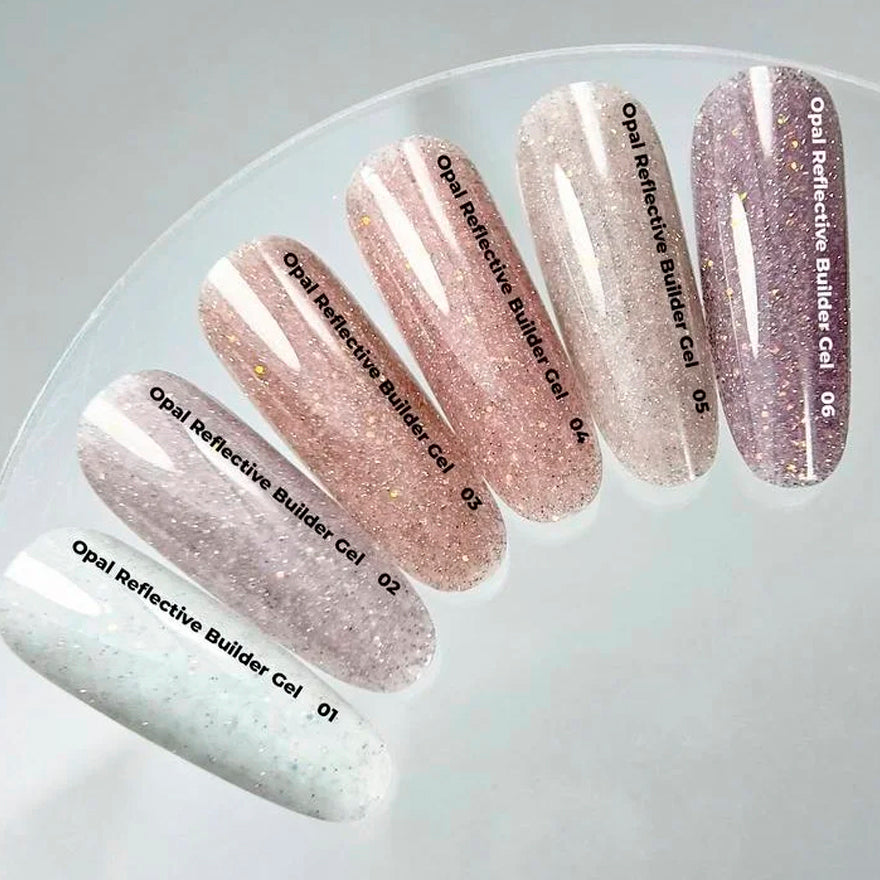 NAILSOFTHEDAY Opal Reflective builder gel 01, 15 g