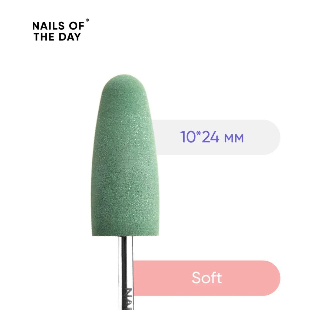 Nailsoftheday Silikon-Nagelpolierer, 10 x 24 mm