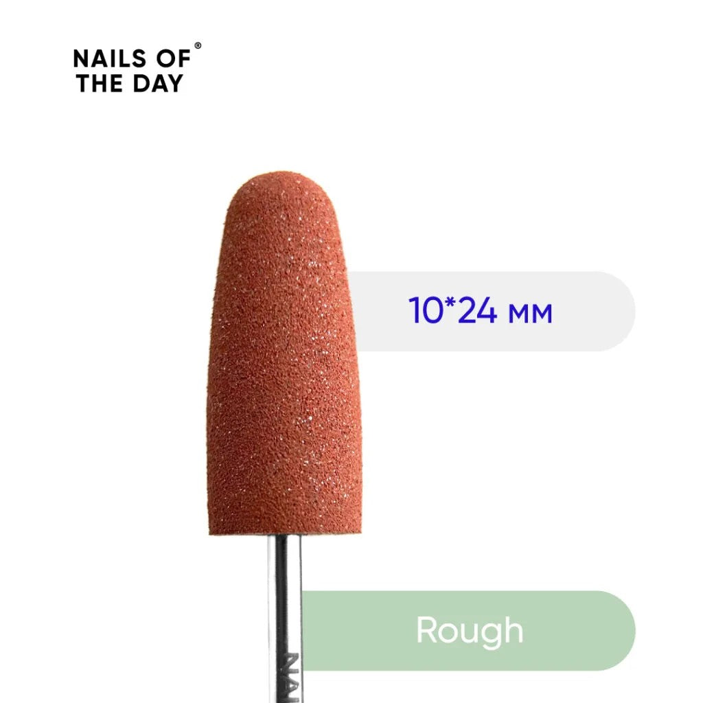 Nailsoftheday Silikon-Hartpolierscheibe, 10 x 24 mm