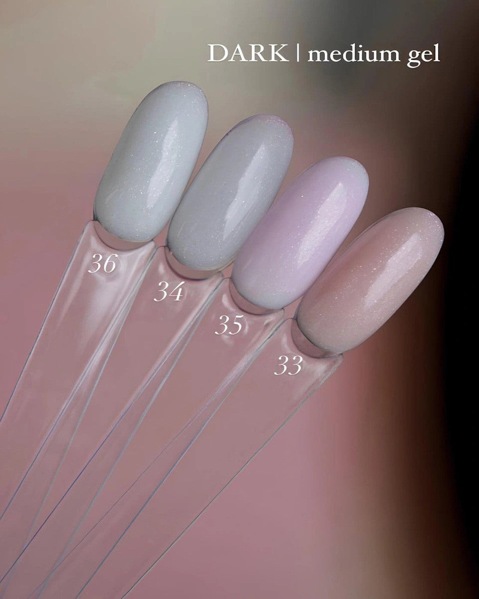 Gel Dark Medium №33 (ohne Pinsel), 15 ml