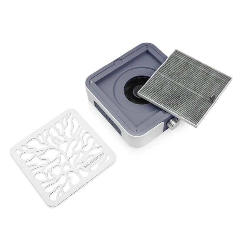 MUSSON X3 Professioneller Nagelstaubentferner mit HEPA-Filter