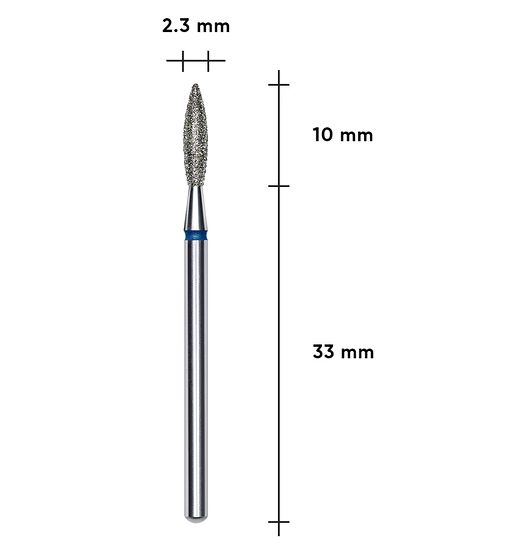 Diamantschneider Flame STALEKS PRO EXPERT 2,3 x 10 mm blau