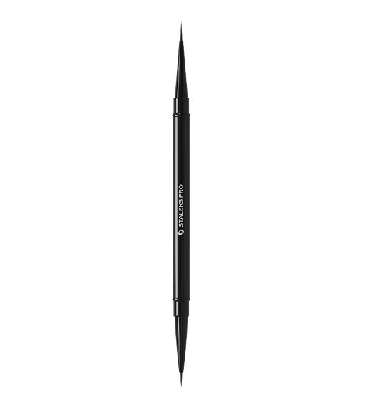 Staleks PRO EXPERT Doppelseitiger Manikürepinsel, 7 mm und 10 mm Liner