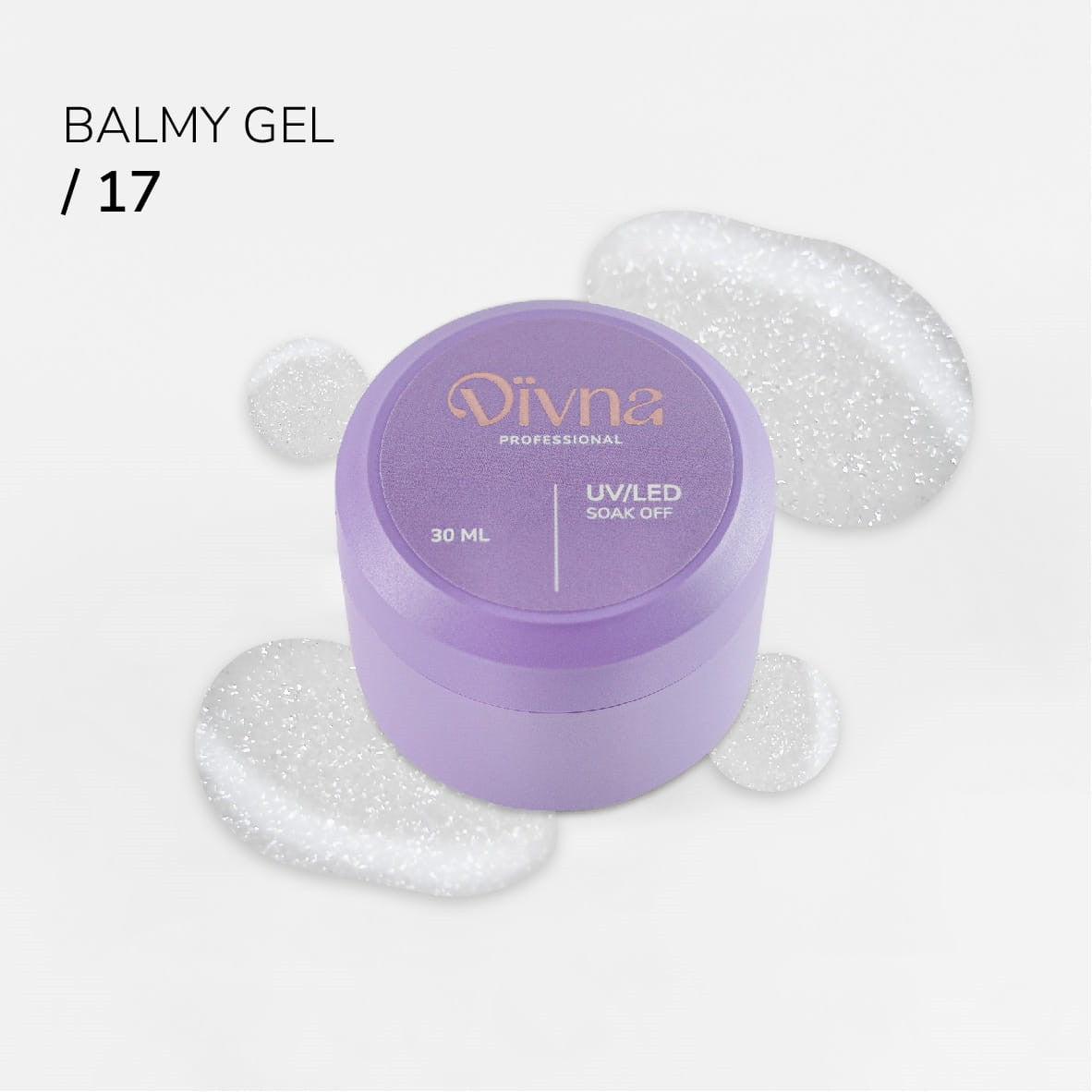 Гель-бальзам Divna Balmy Gel 17 с базовой консистенцией, 13 мл.