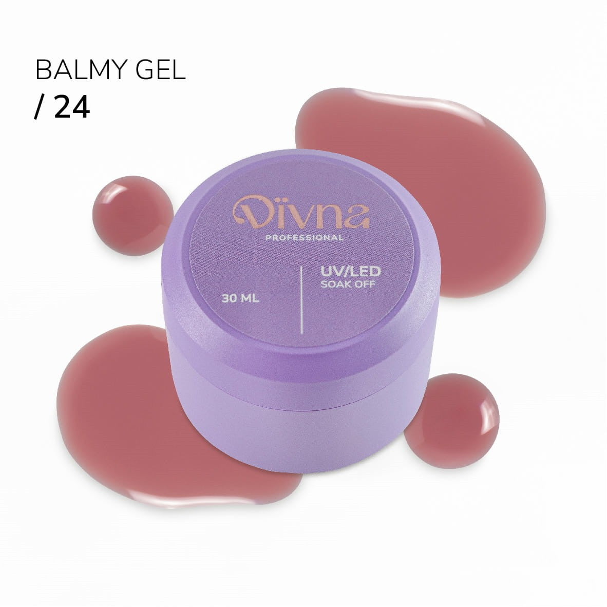 Гель-бальзам Divna Balmy Gel 24, базовая консистенция, 13 мл