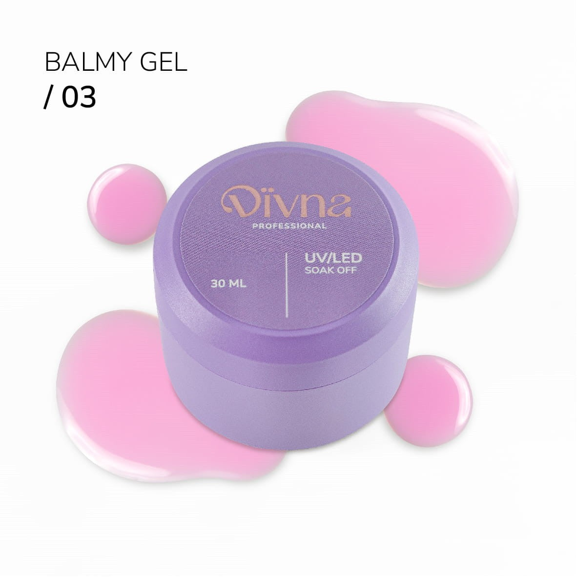 Гель-бальзам Divna Balmy Gel 03 с базовой консистенцией, 13 мл.