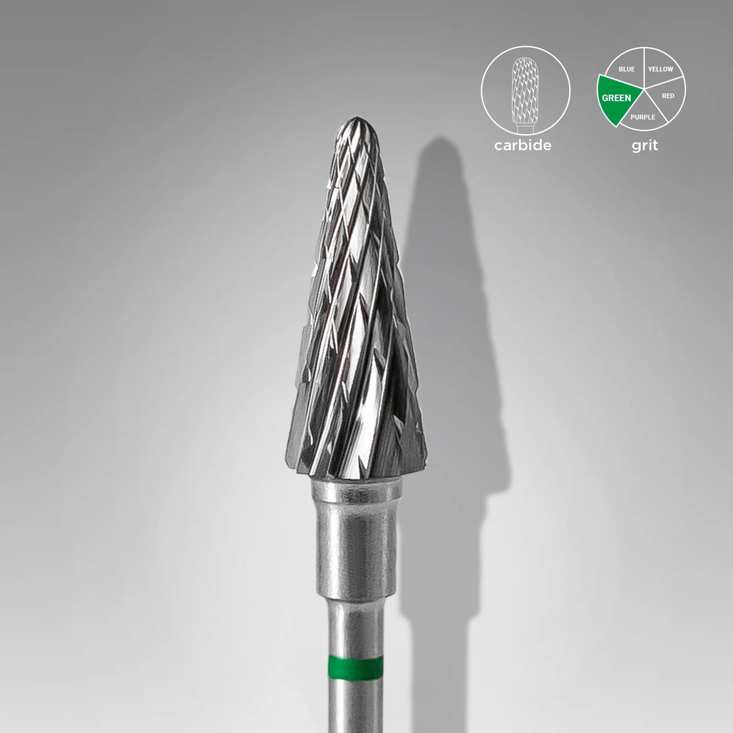 STALEKS EXPERT Hartmetallbohrer Zylinder grün 6 x 14 mm