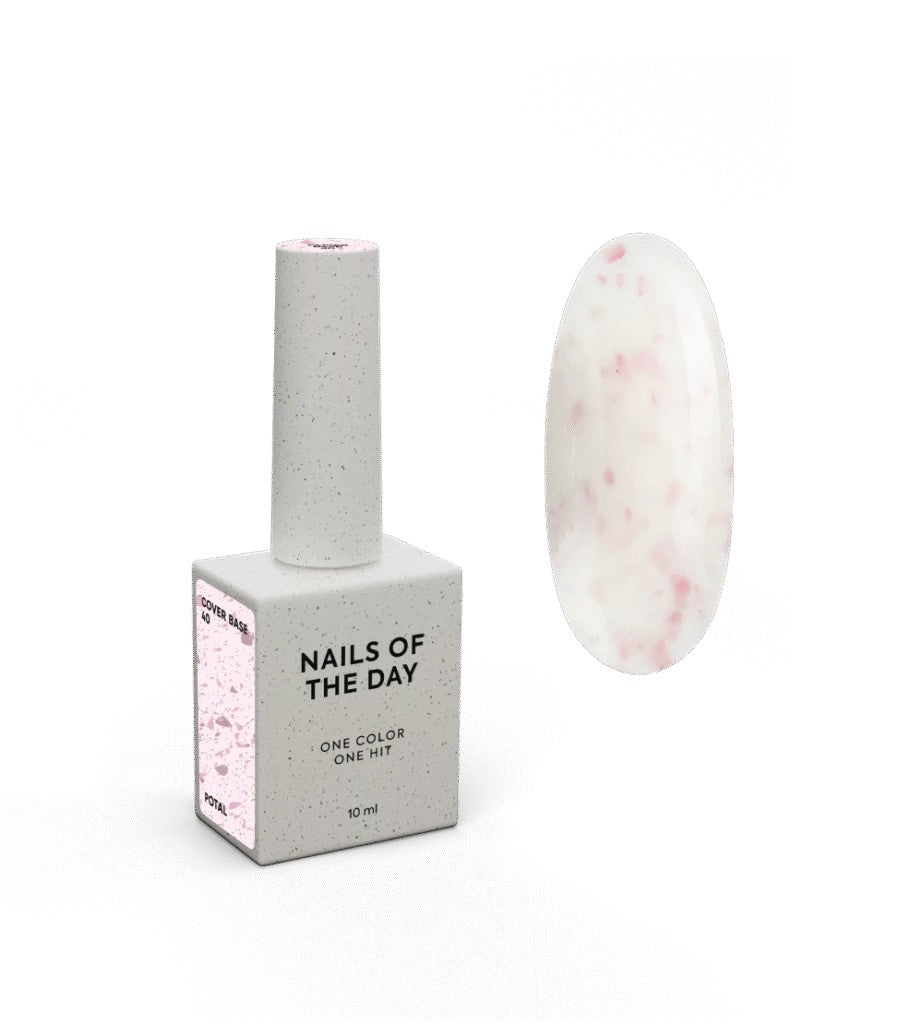 NAILSOFTHEDAY Cover base 40 potal 10 ml