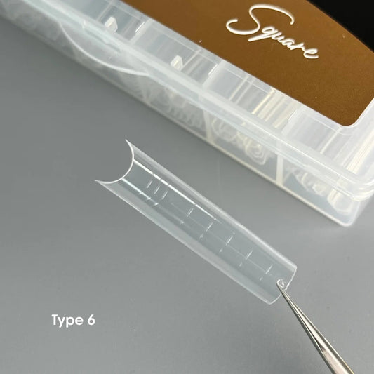 Nailsoftheday Dual Form Square (Typ 6) 120-teiliges Set Oberkieferformen