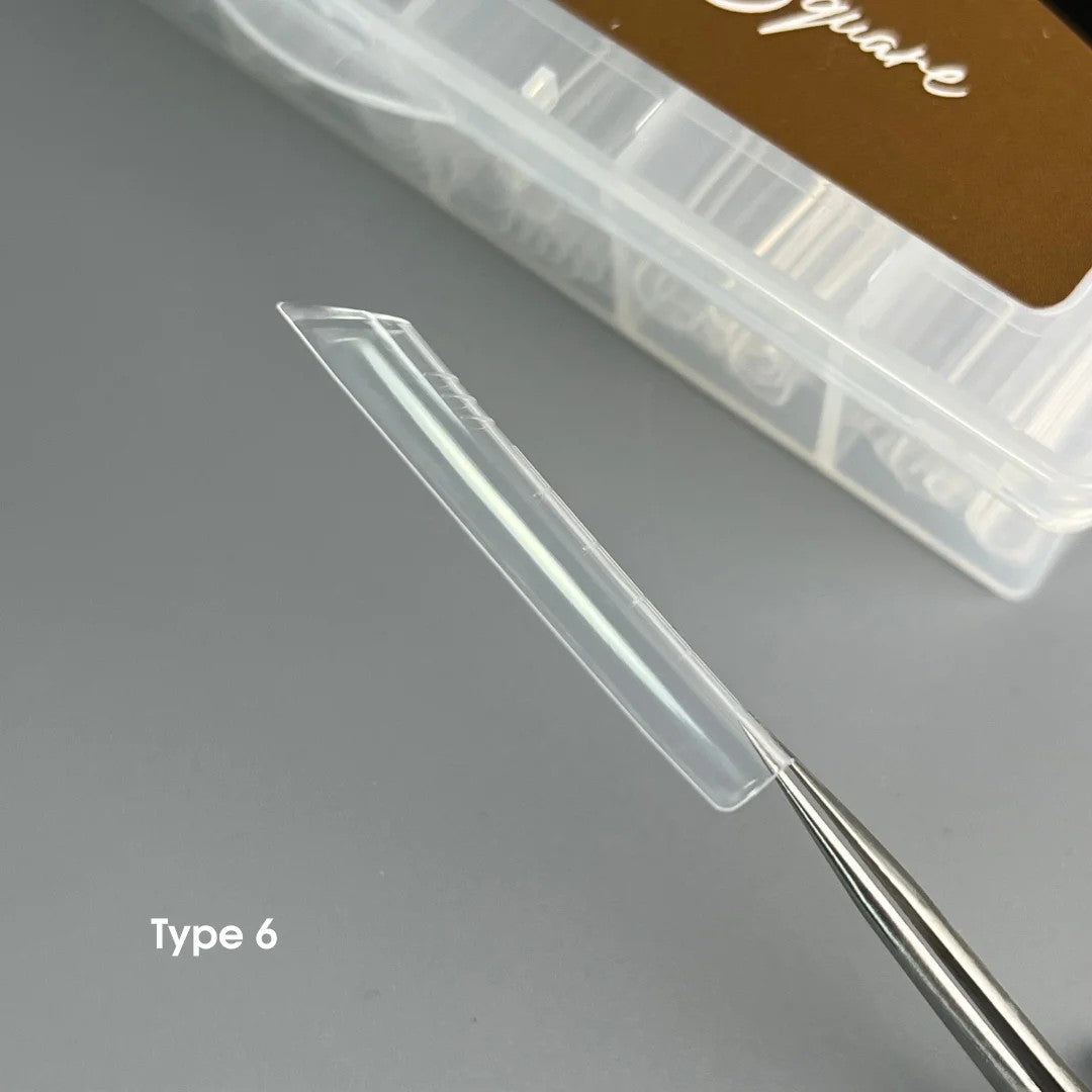 Nailsoftheday Dual Form Square (Typ 6) 120-teiliges Set Oberkieferformen