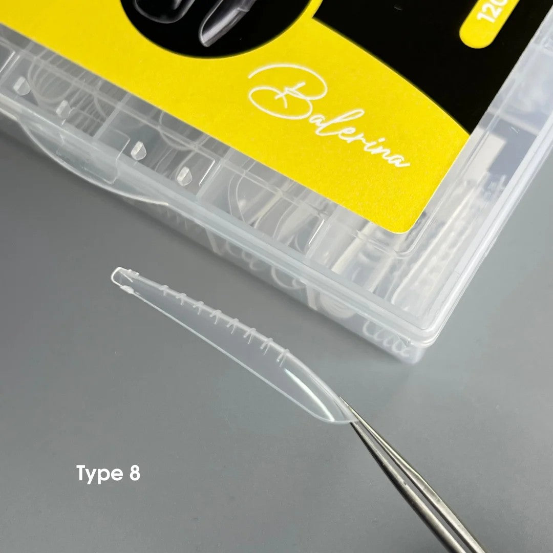 Nailsoftheday Dual Form Ballerina (Typ 8) 120-teiliges Oberform-Set