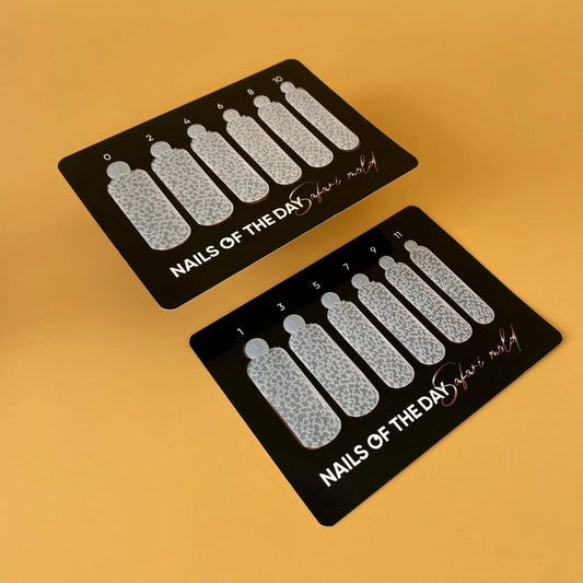 Nailsoftheday Safari Dusty Terra Silikonformen Typ 21 für Top Forms, 12 Stück.