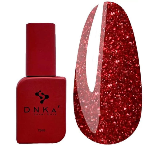 Base DNKa Cover №0002 Gambling classic red with gold shimmer 12 ml (DNKA0002)