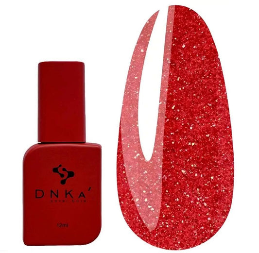 Base DNKa Cover №0005 red with gold and red shimmer 12 ml (DNKA0005)