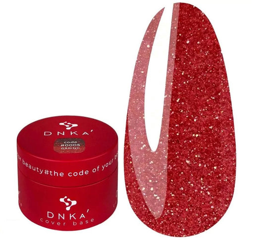 Base DNKa Cover №005 red with gold and red shimmer 30 ml (DNKA0005-30)