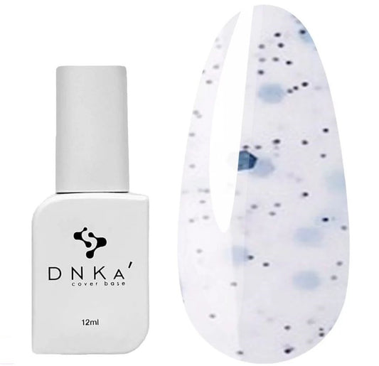 Base DNKa Cover №0059 Smart milky with blue flakes 12 ml (DNKA0059)