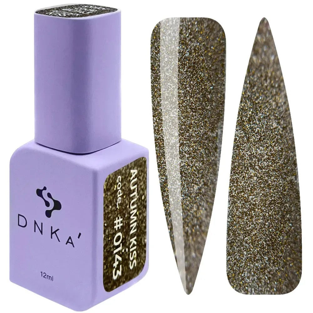 Основа DNKa, крышка №0011, молочная с кусочками золотой фольги, 12 мл (DNKA0011)