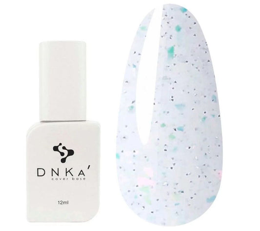 Base DNKa Cover №0094 Prosecco milky with blue flakes 12 ml (DNKA0094)