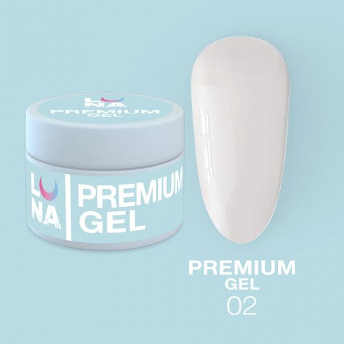 Gel für Erweiterungen LunaMoon Premium Gel Nr. 2 15 ml