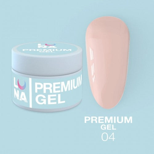 Gel für Erweiterungen LunaMoon Premium Gel Nr. 4 15 ml