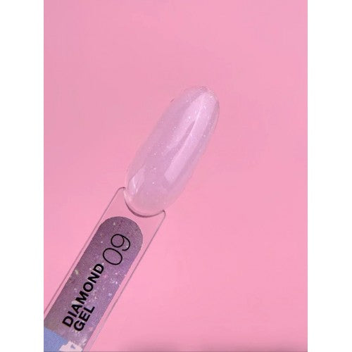 Gel für Erweiterungen LunaMoon Diamond Gel Nr. 9 15 ml