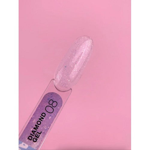 Gel für Erweiterungen LunaMoon Diamond Gel Nr. 8 15 ml