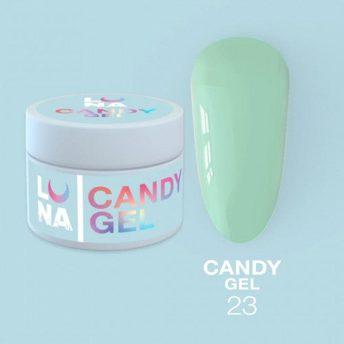 Gel für Erweiterungen LunaMoon Candy Gel Nr. 23 15 ml