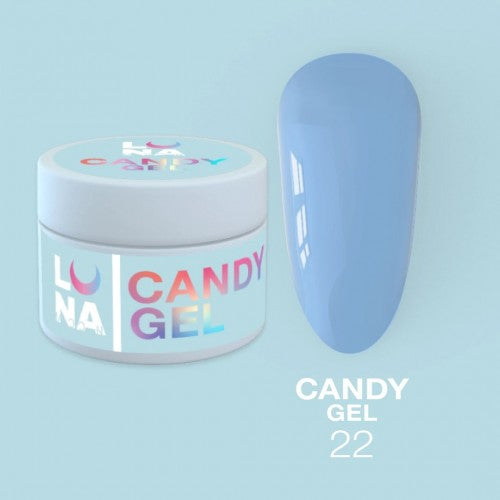 Gel für Erweiterungen LunaMoon Candy Gel Nr. 22 15 ml
