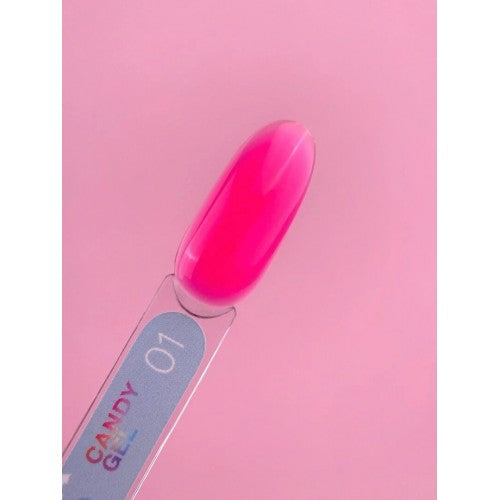 Gel für Erweiterungen LunaMoon Candy Gel Nr. 15 15 ml