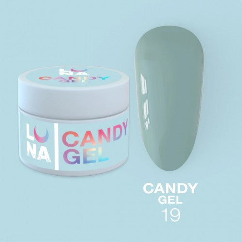 Gel für Erweiterungen LunaMoon Candy Gel Nr. 19 15 ml