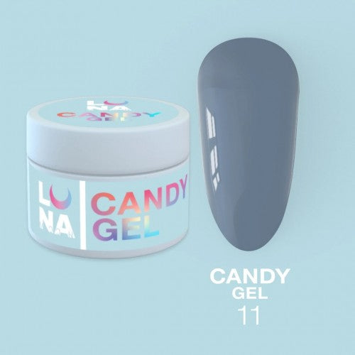 Gel für Erweiterungen LunaMoon Candy Gel Nr. 11 15 ml
