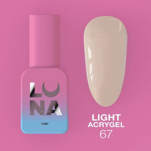 Gel LunaMoon Light Acrygel Nr. 67 13 ml