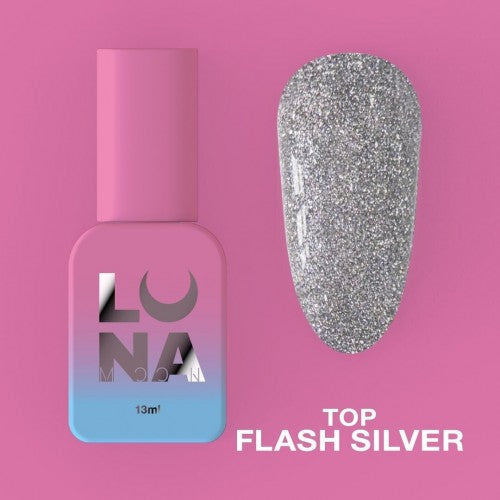 Top LunaMoon Top Flash Silver 13 ml