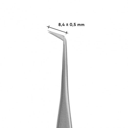 Professionelle Pinzette für Wimpern L-förmig STALEKS PRO EXPERT 40 TYP 2 TE-40/2