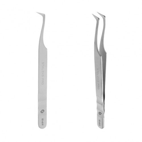 Профессиональный пинцет для наращивания ресниц STALEKS PRO EXPERT 41 TYPE 6 TE-41/6